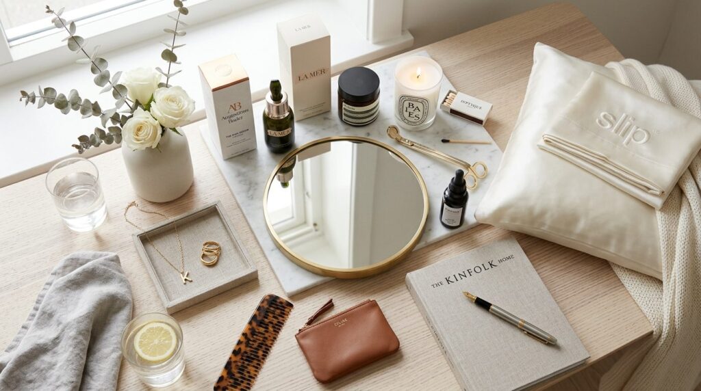 Fashion and wellness lifestyle image, 16:9 aspect ratio. Ove